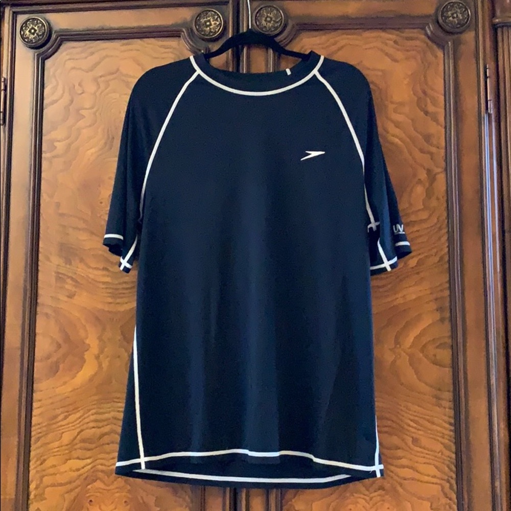 Black Speedo swim shirt